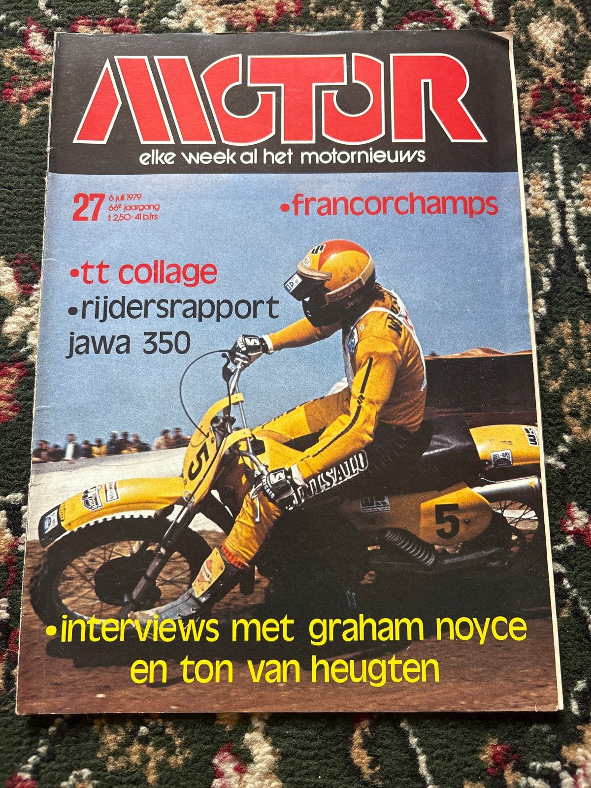 Motor Magazine 1979 - Francorchamps, TT Collage, Jawa 350, Boeken, Motoren, Gelezen, Algemeen, Ophalen of Verzenden