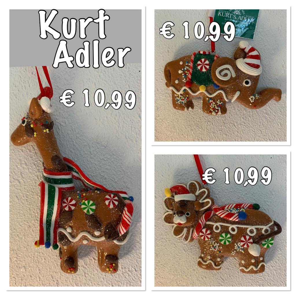 Kerst hangers : Kurt Adler, Diversen, Kerst, Ophalen of Verzenden, Nieuw