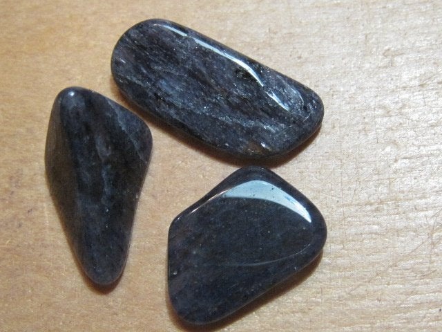 ed. 3x 3 stuks edelstenen BLAUWE AVENTURIJN (3), Verzenden, Nieuw