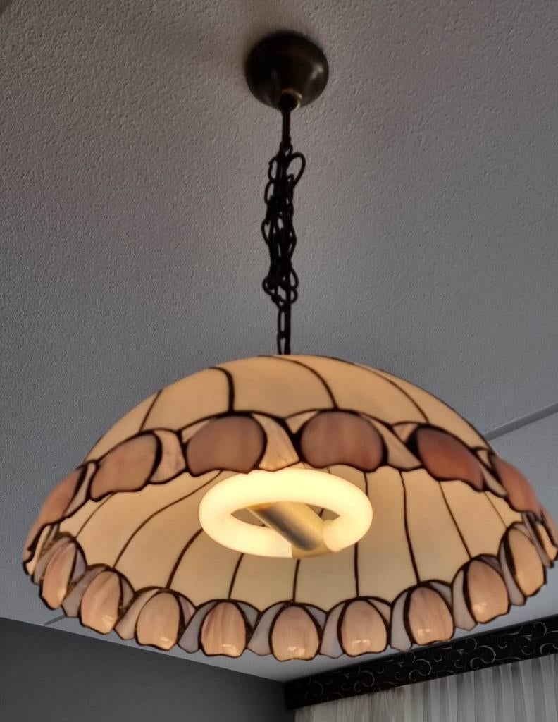 Mooie Tiffany plafondlamp diameter - 46 cm, Ophalen of Verzenden