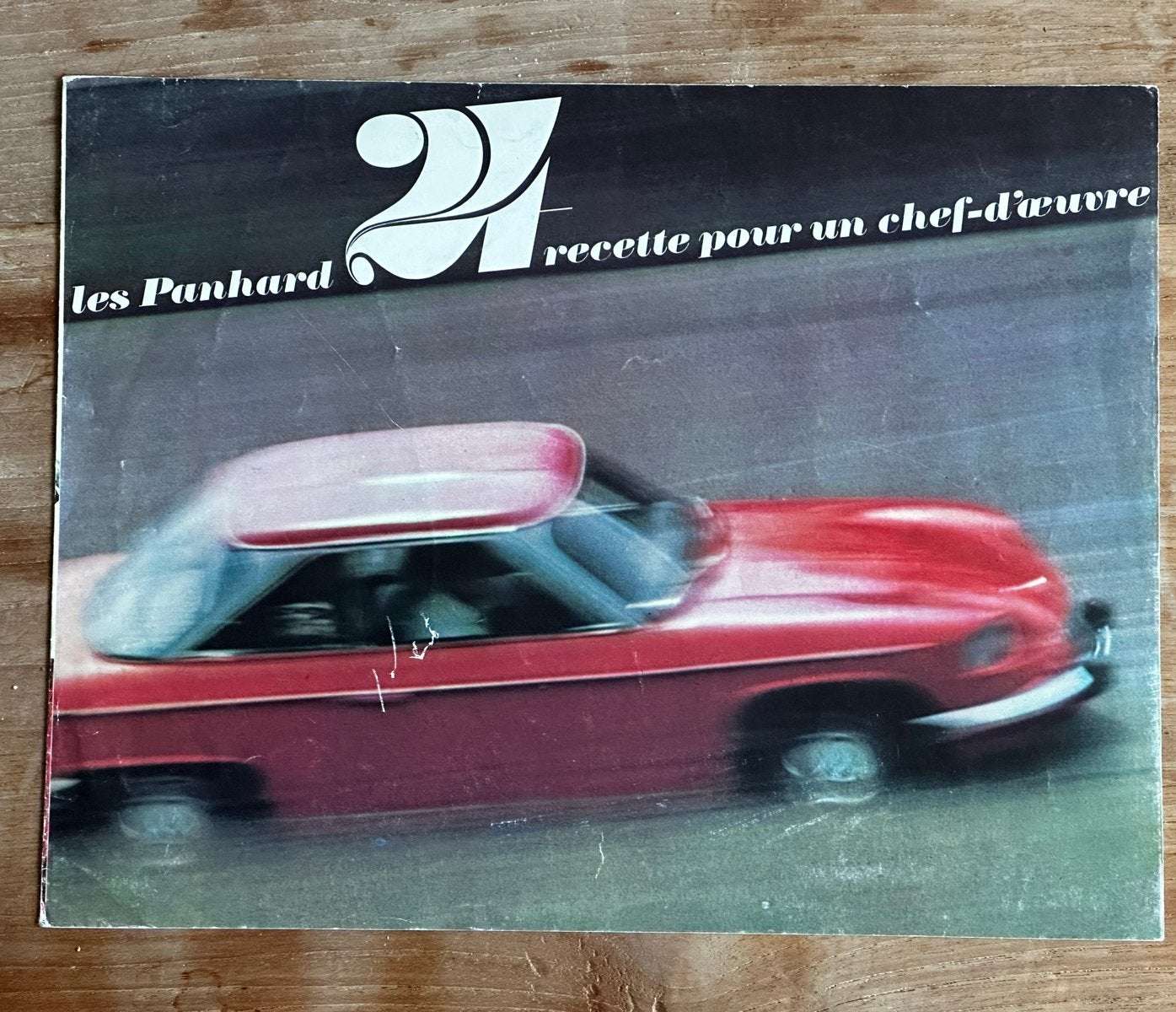 Panhard 24 Brochure uit 1965 - Franse Taal, Ophalen of Verzenden, Gelezen, Overige merken