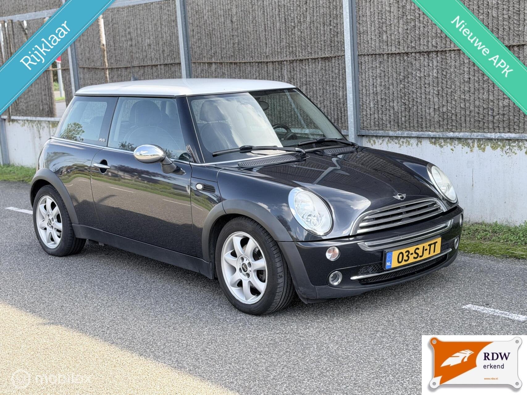 Mini 3-Deurs 1.6 Cooper Park Lane NAP/NWE APK/AIRCO/GOEDE BA, Auto's, Voorwielaandrijving, Gebruikt, 4 cilinders, 4 stoelen