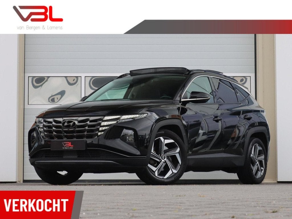 Hyundai Tucson 1.6 T-GDI HEV 230PK Premium Sky | Full option, Auto's, Hyundai, Gebruikt, 4 cilinders, Met garantie (alle), 1650 kg