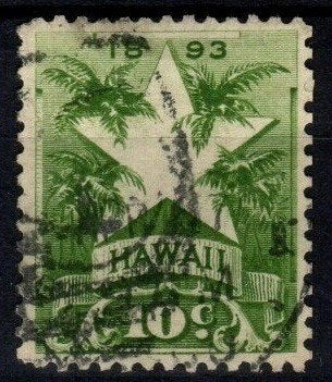 Mooi kavel Hawaii LZA989., Verzenden, Gestempeld, Noord-Amerika
