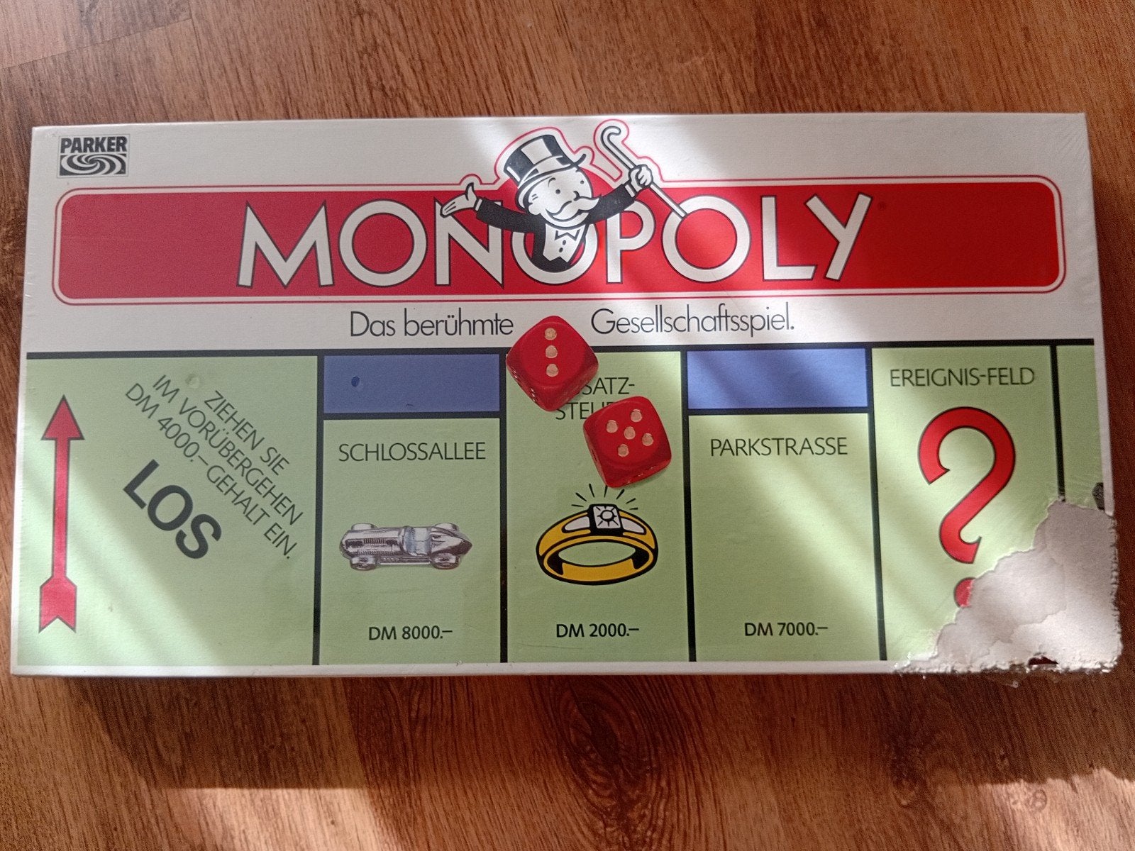 Monopoly bordspel - Duitse editie (vintage), Vijf spelers of meer, Ophalen of Verzenden, Gebruikt, Parker