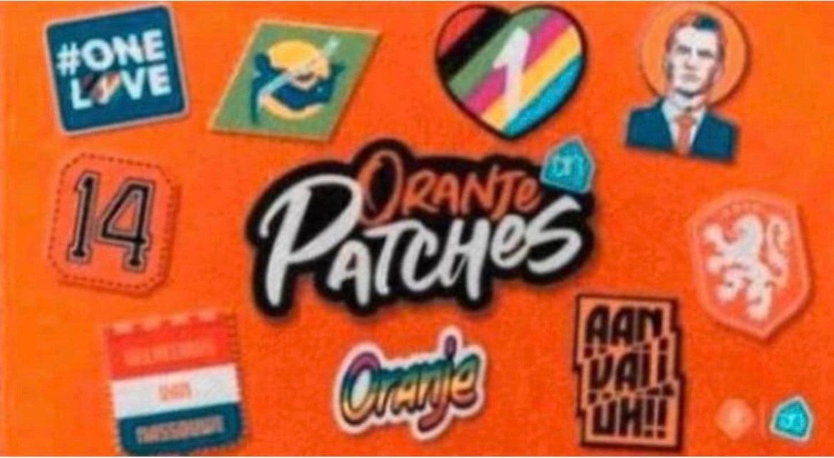 AH - oranje patches. Leuk voor het WK, Albert Heijn, Ophalen of Verzenden
