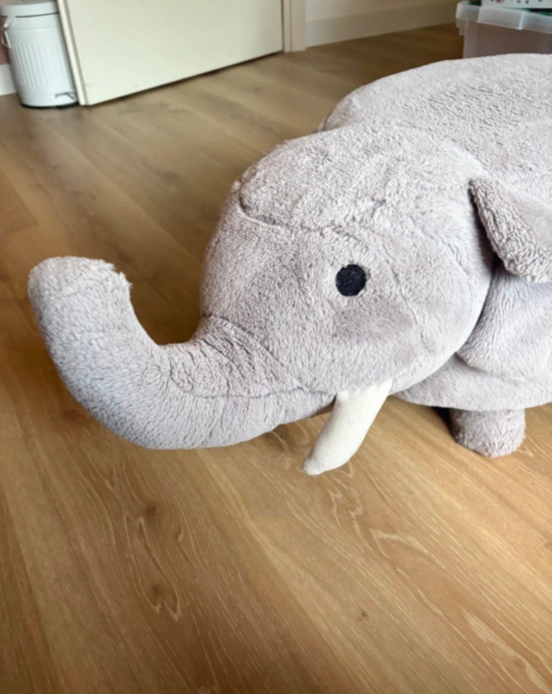 Poef voor kinder kamer Olifant, Ophalen, Overige merken, Zo goed als nieuw, Grijs