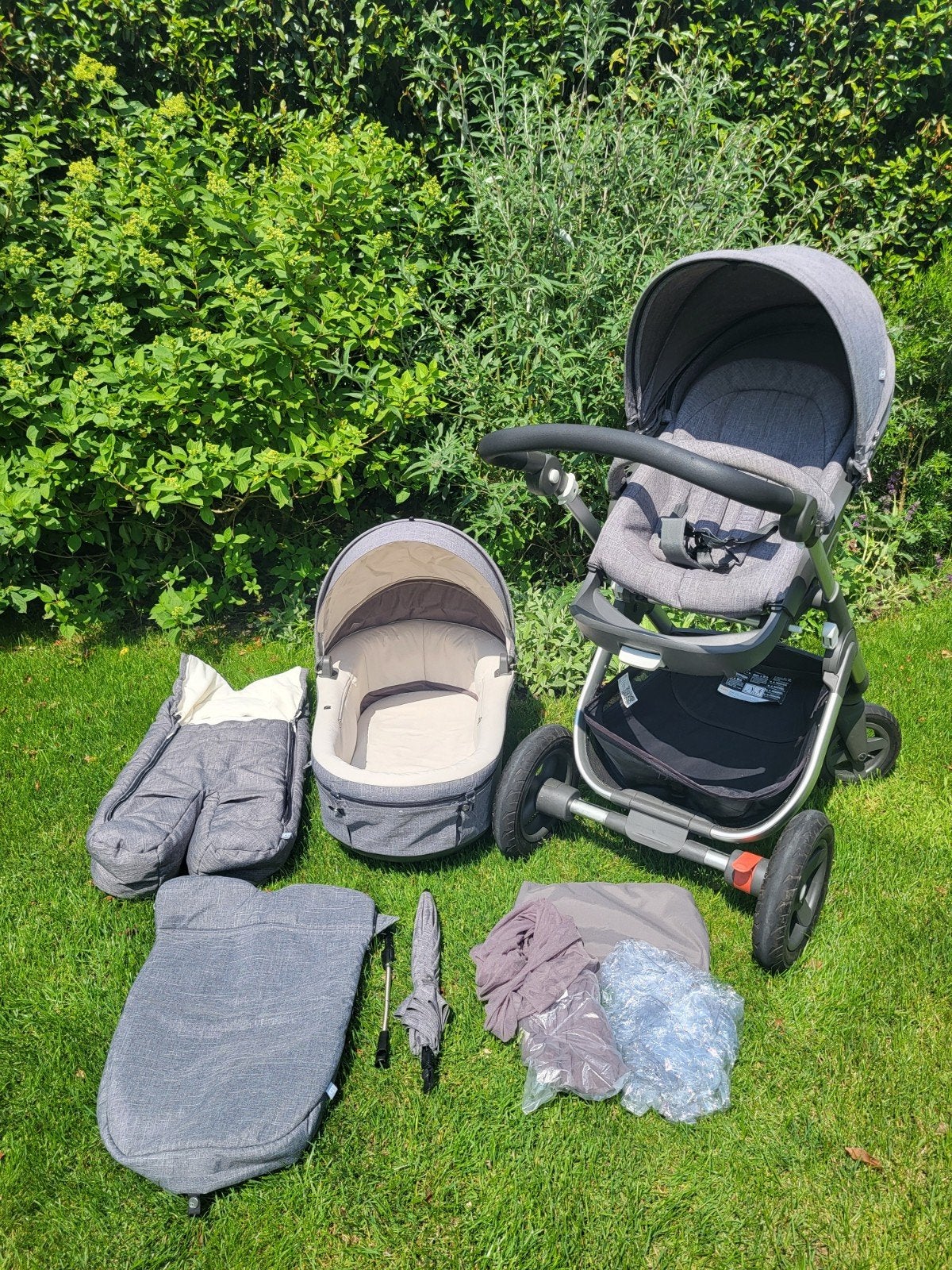 Stokke Trailz Kinderwagen – Compleet, Gebruikt, Verstelbare duwstang, Combiwagen, Ophalen