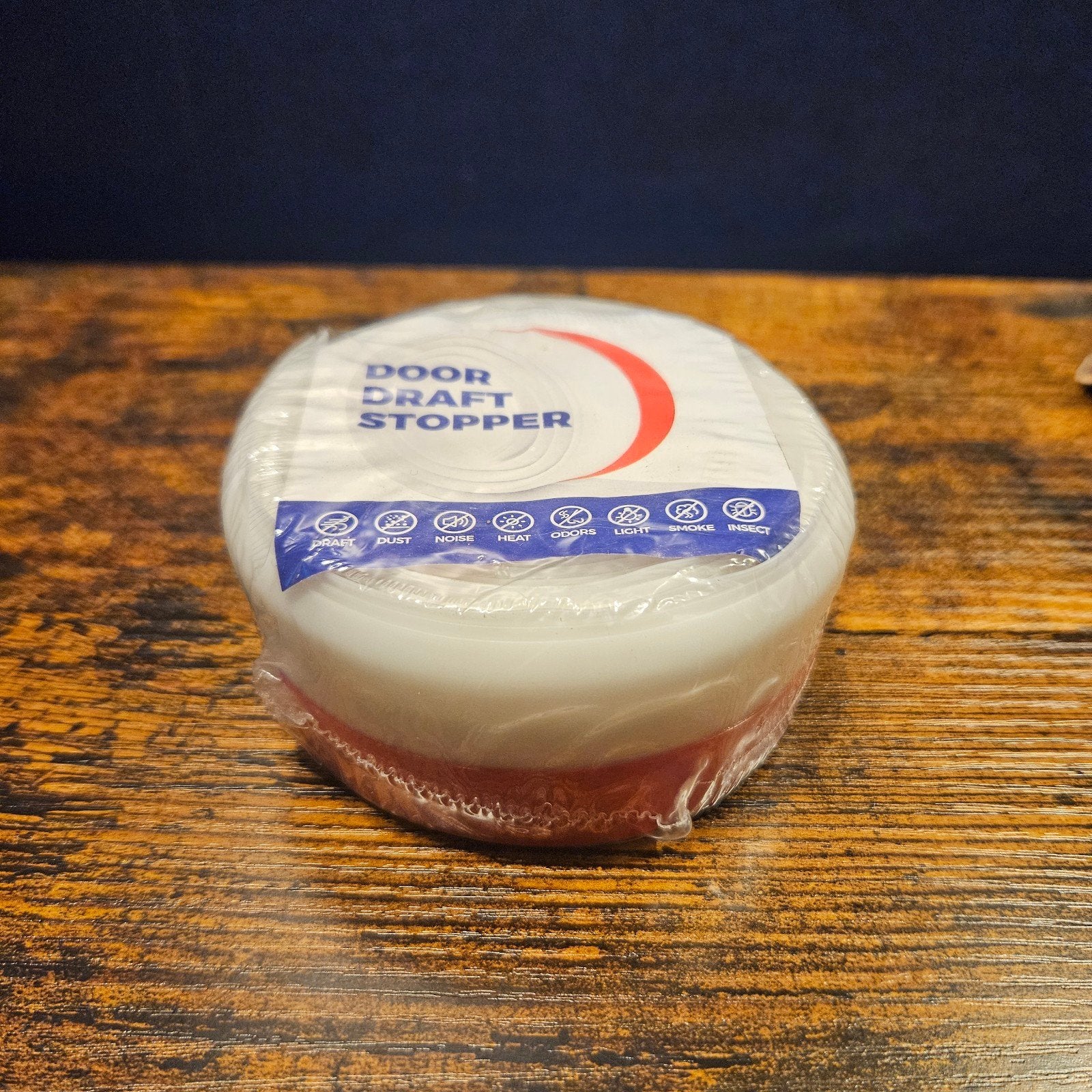 Zelfklevende tochtstrip voor deuren - Houd tocht en stof bui, Ophalen of Verzenden, Nieuw, Wit, Kunststof