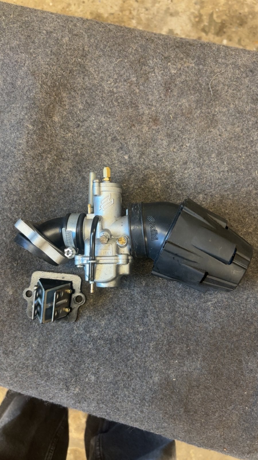 Polini cp 17,5mm inlaatset, Ophalen of Verzenden, Nieuw, Carburateur