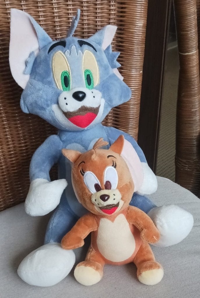 Tom and Jerry Pluche knuffels Warner Bros, Kinderen en Baby's, Speelgoed | Knuffels en Pluche, Overige merken, Overige karakters