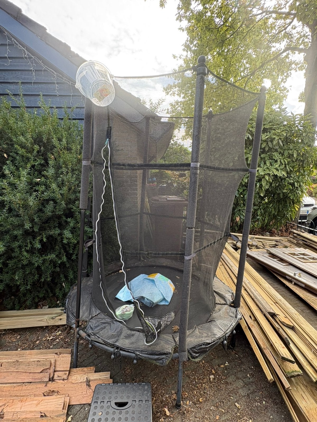 Trampoline 1 persoons, Ophalen, Gebruikt