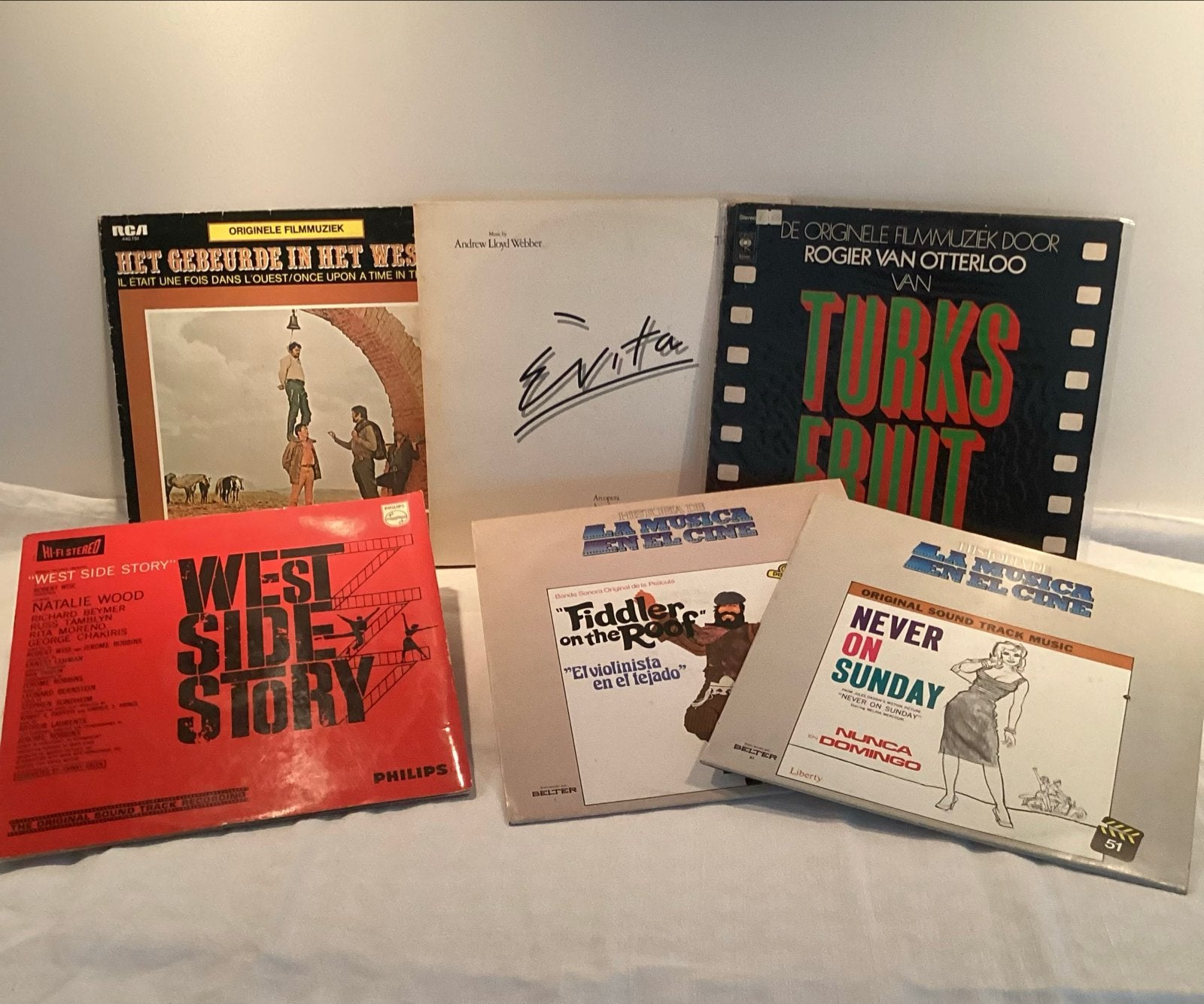 22x Grote collectie soundtrack en musical vinyl LP's, Cd's en Dvd's, Vinyl | Filmmuziek en Soundtracks, Ophalen, LP, Film en Theater
