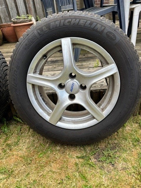2 stuks Lichtmetalen velgen met Michelin banden, Auto-onderdelen, Banden en Velgen, Ophalen, 16 inch, Banden en Velgen, Personenwagen