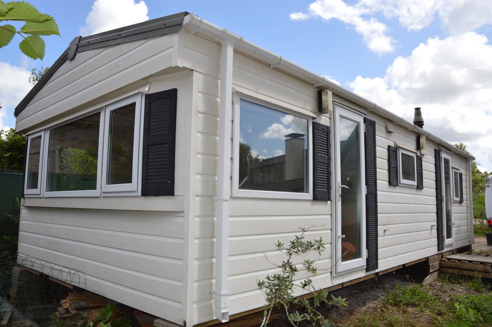 Stacaravan winterhard 9000x3700 | | 2 slaapkamers |, Caravans en Kamperen, Stacaravans, Tot en met 4