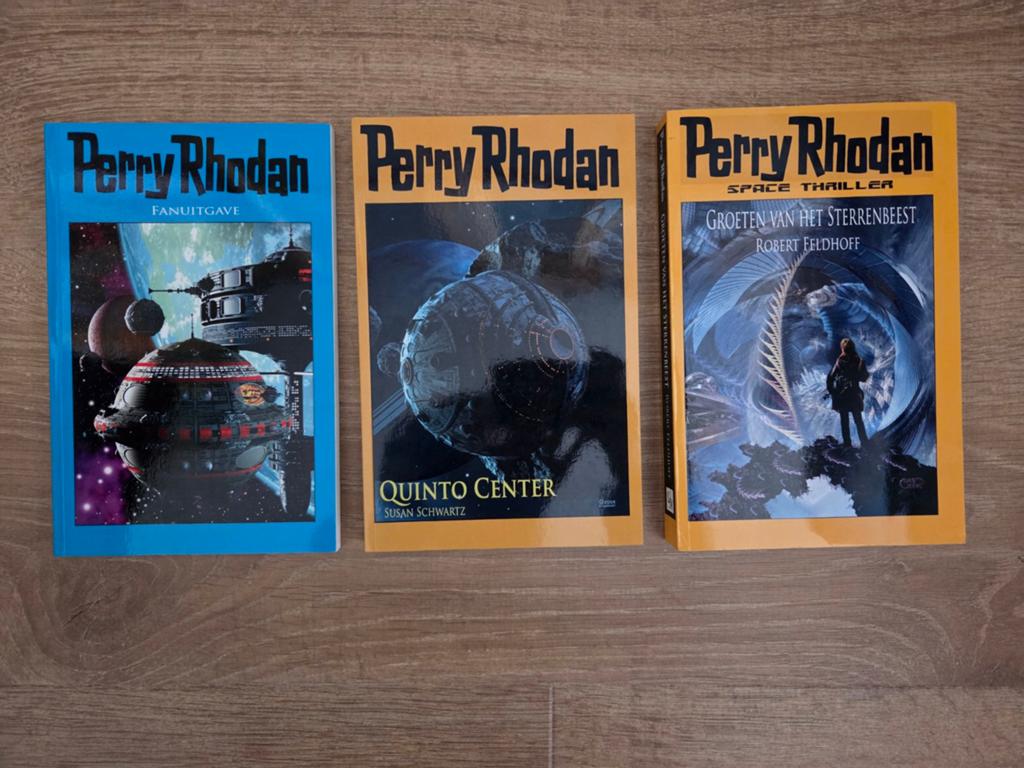 3x Perry Rhodan boeken, Ophalen of Verzenden, Zo goed als nieuw