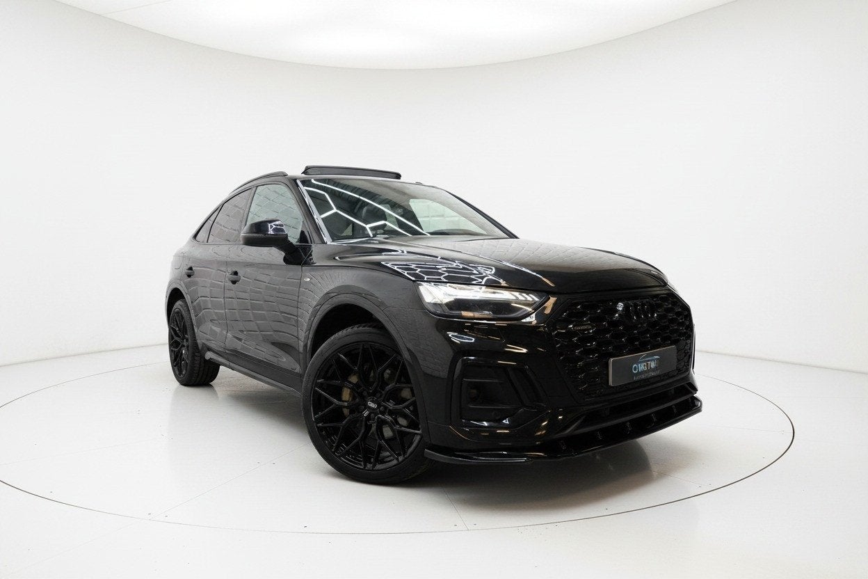 Audi Q5 Sportback 50 TFSI e 3x S LINE PANO VIRTUAL RS STOEL, Automaat, Gebruikt, 4 cilinders, Zwart