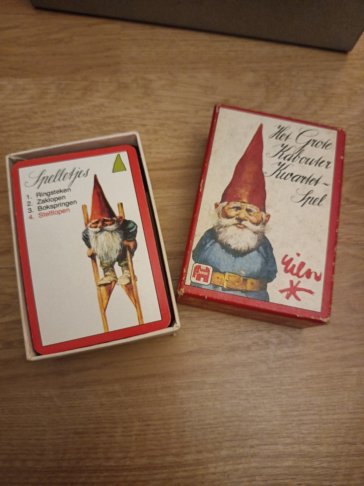 Het Grote Kabouter Kwartetspel - Vintage Gezinsspel, Verzamelen, Ophalen of Verzenden, Gebruikt