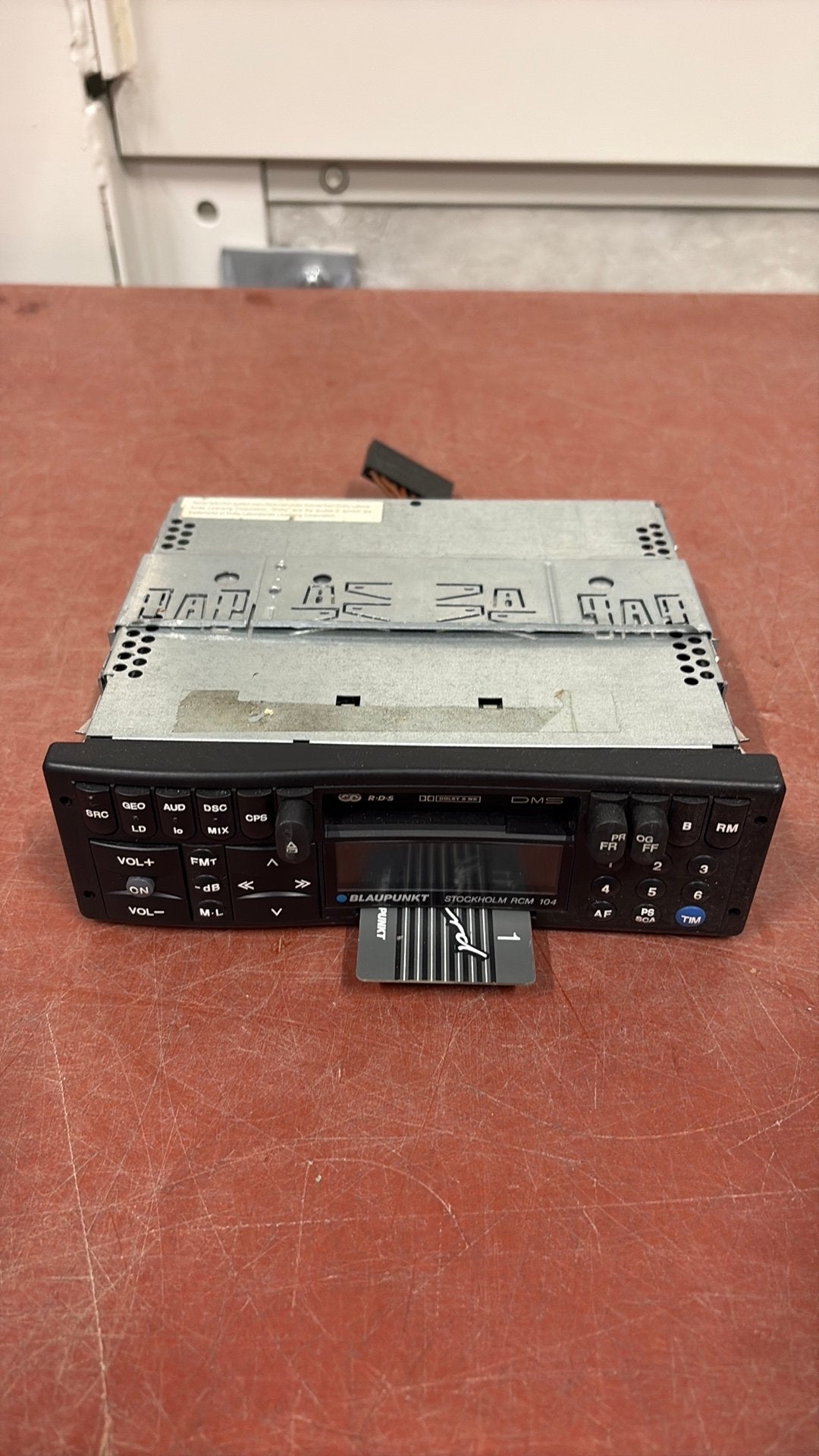 Blaupunkt Stockholm RCM 104 Autoradio - Vintage, Auto diversen, Autoradio's, Ophalen of Verzenden, Gebruikt