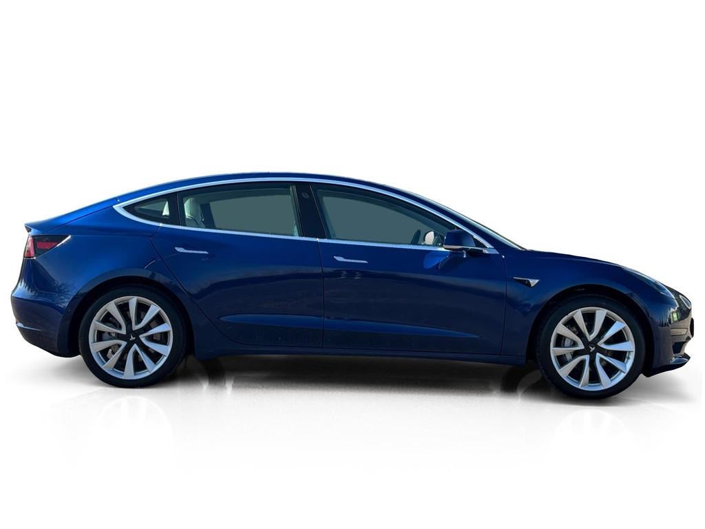 Tesla Model 3 Long Range 351 PK AWD 75 kWh  Trekhaak, Automaat, Stof, Blauw, Origineel Nederlands