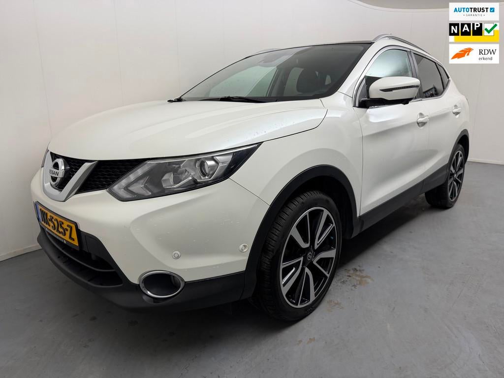 Nissan Qashqai 1.2 Tekna # Pano # Leder # Camera # Navi # Tr, Voorwielaandrijving, 4 cilinders, 116 pk, Wit