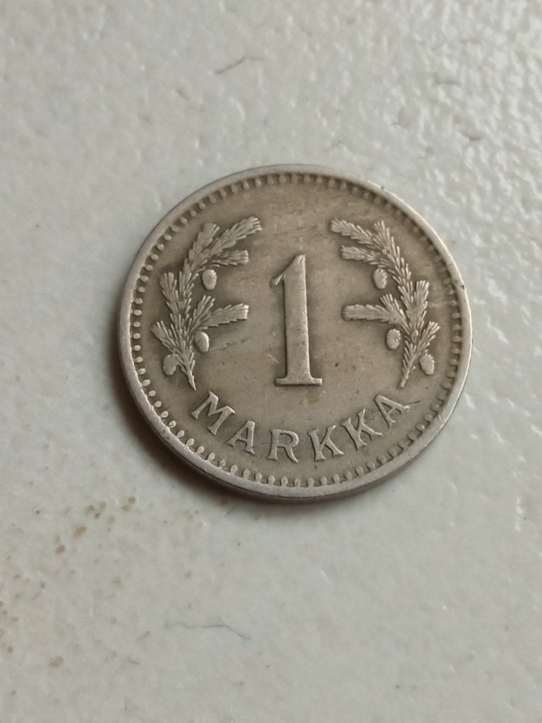 Finland 1 markka 1929., Ophalen of Verzenden, Overige landen, Losse munt