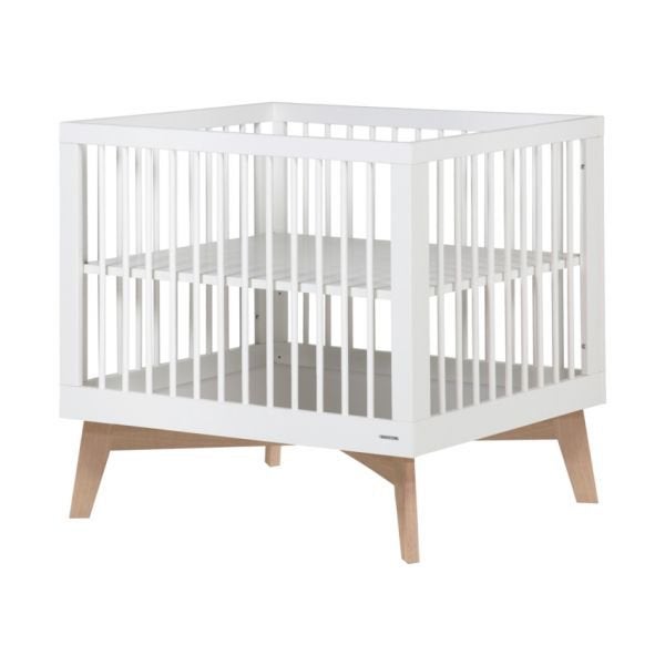 Kidsmill Sixties Box Wit Mat / Naturel, Kinderen en Baby's, Boxen, Ophalen, Zo goed als nieuw, Rechthoekig, In hoogte verstelbaar