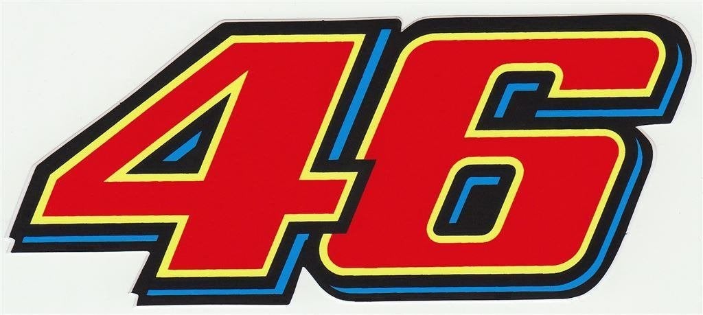 Valentino Rossi, The Doctor, 46 sticker #3, Motoren, Verzenden