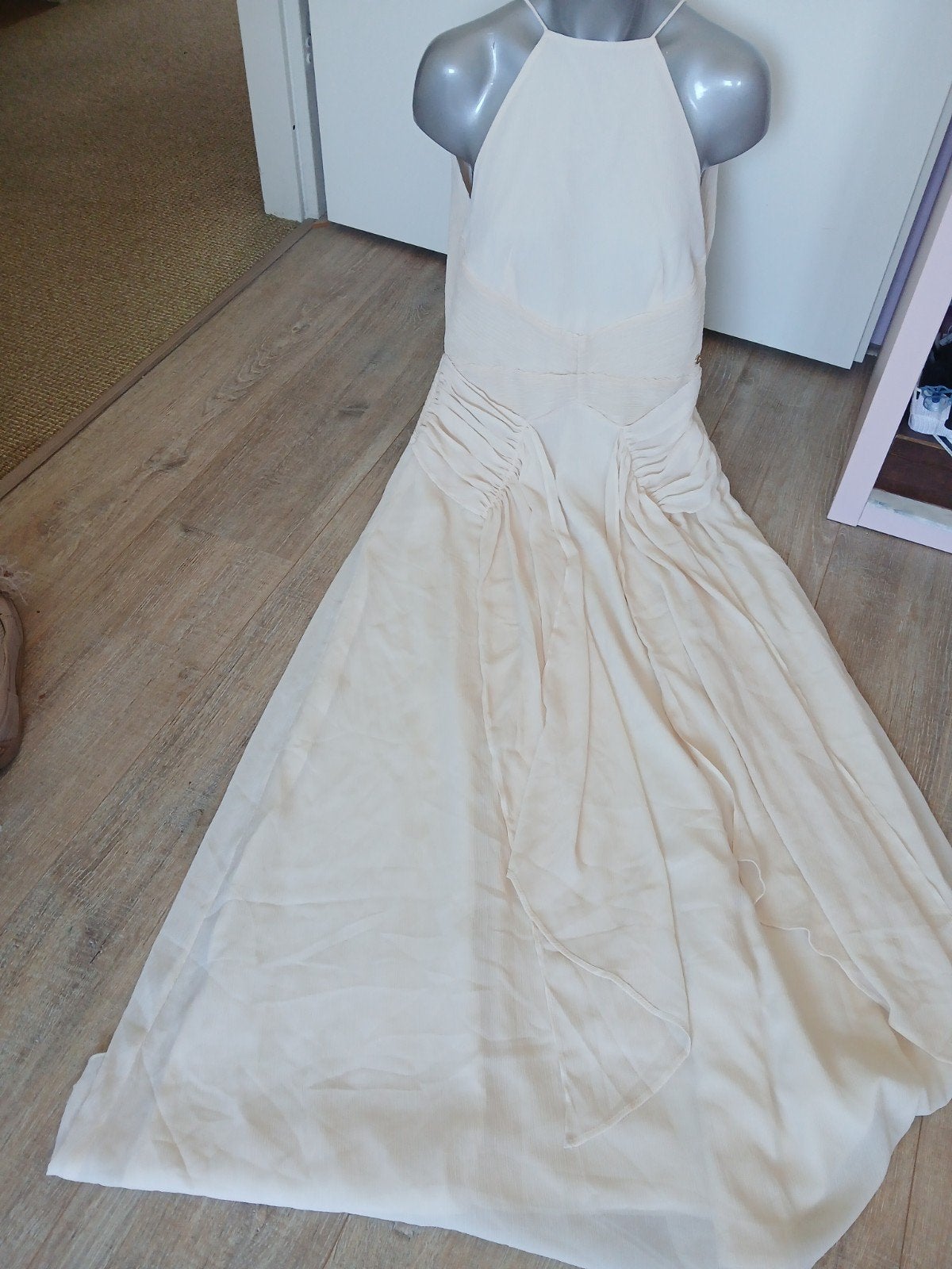 JOSH V Aliva Maxi Jurk - Nieuw met kaartjes S., JOSH V, Beige, Maat 42/44 (L), Nieuw