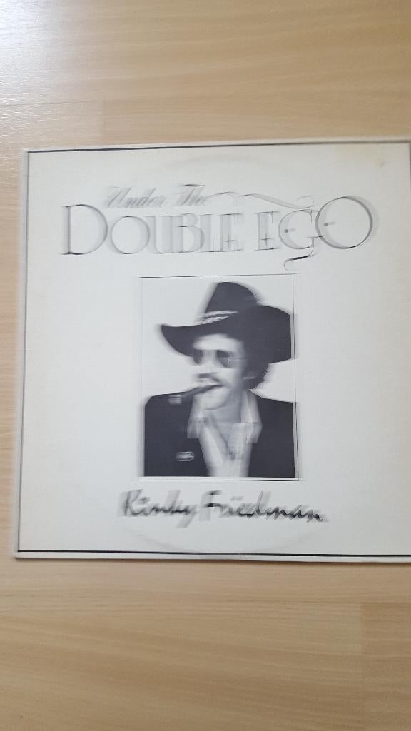 Kinky Friedman-Under the double ego LP USA, Cd's en Dvd's, Vinyl | Pop, Originele persing, 1980 - 1989, Ophalen of Verzenden, Zo goed als nieuw