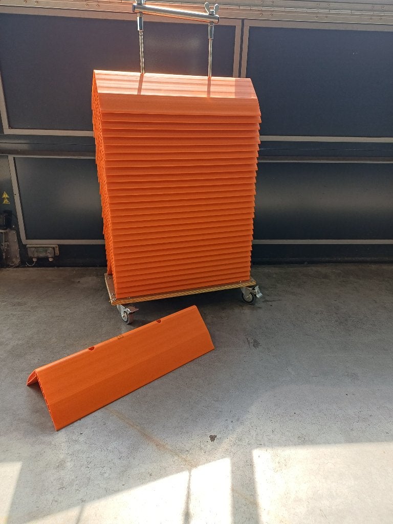Hoekprofielen kunstof oranje, Ophalen
