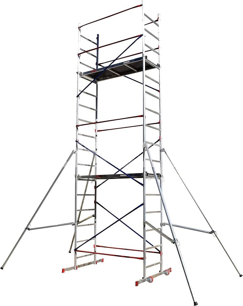 Rolsteiger 6m werkhoogte, Doe-het-zelf en Verbouw, Ophalen, Zo goed als nieuw, Rolsteiger of Kamersteiger, 5 meter of hoger