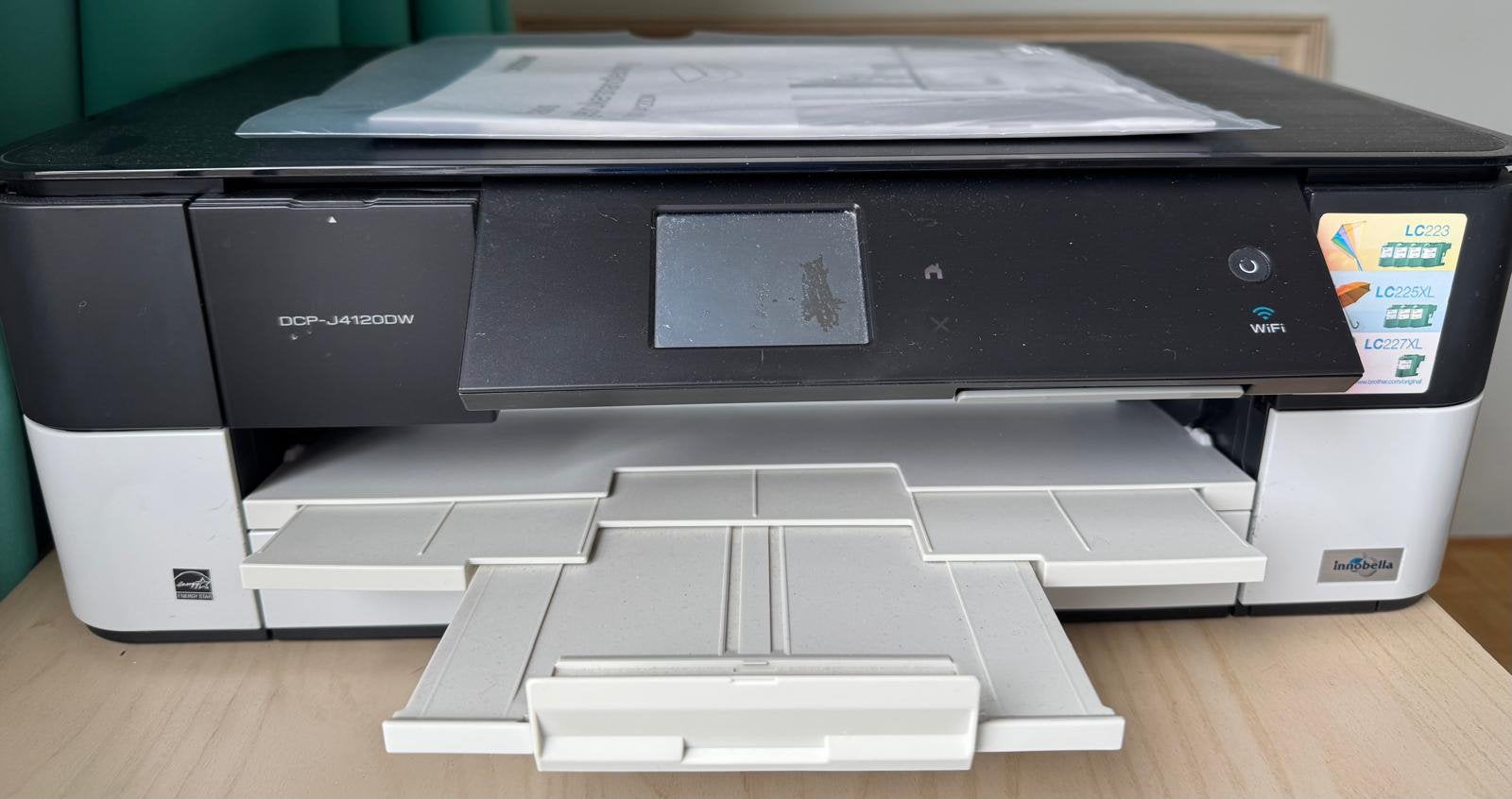 Brother printer DCP-J4120DW, Computers en Software, Printers, Ophalen of Verzenden, Zo goed als nieuw, Scannen