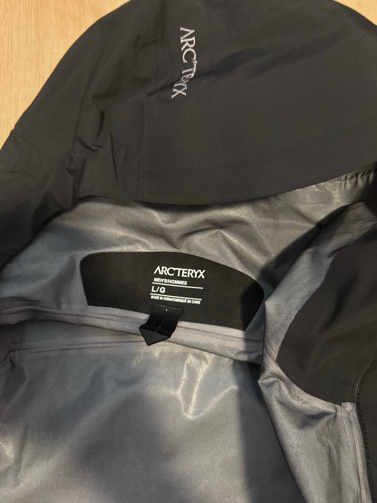 Arcteryx Gore-Tex Jas - Zwart - Maat L, Kleding | Heren, Ophalen of Verzenden, Nieuw, Maat 52/54 (L), Zwart