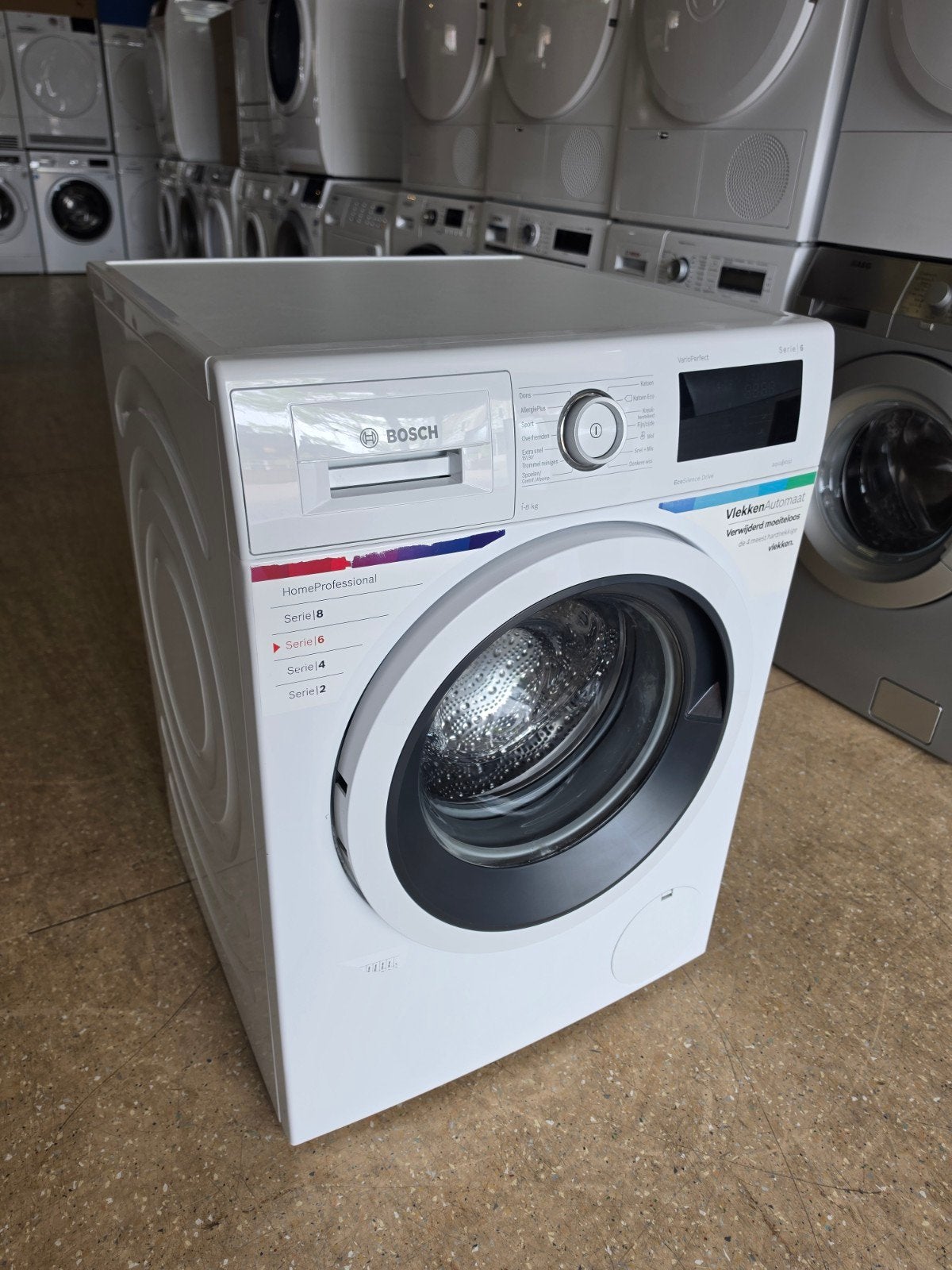 Bosch Serie 6 wasmachine | 8 kilo | A+++ | Gratis thuis 🚚✅️, Bosch, Jirnsum, 1200 tot 1600 toeren, 8 tot 10 kg
