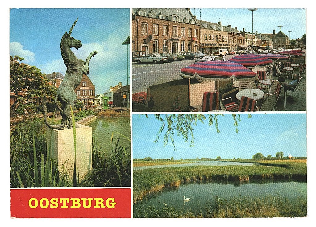 37198 Oostburg Zeeland 80+ Gelopen met postzegel