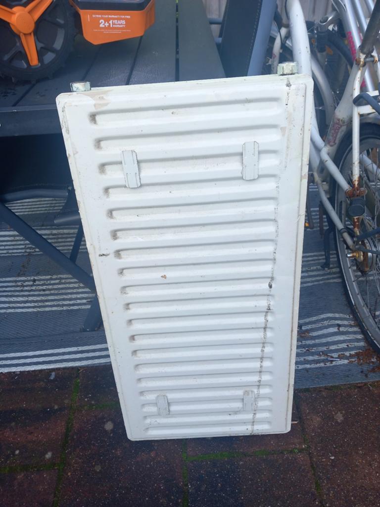 Dubbele radiator, Ophalen of Verzenden, Radiator, 30 tot 80 cm