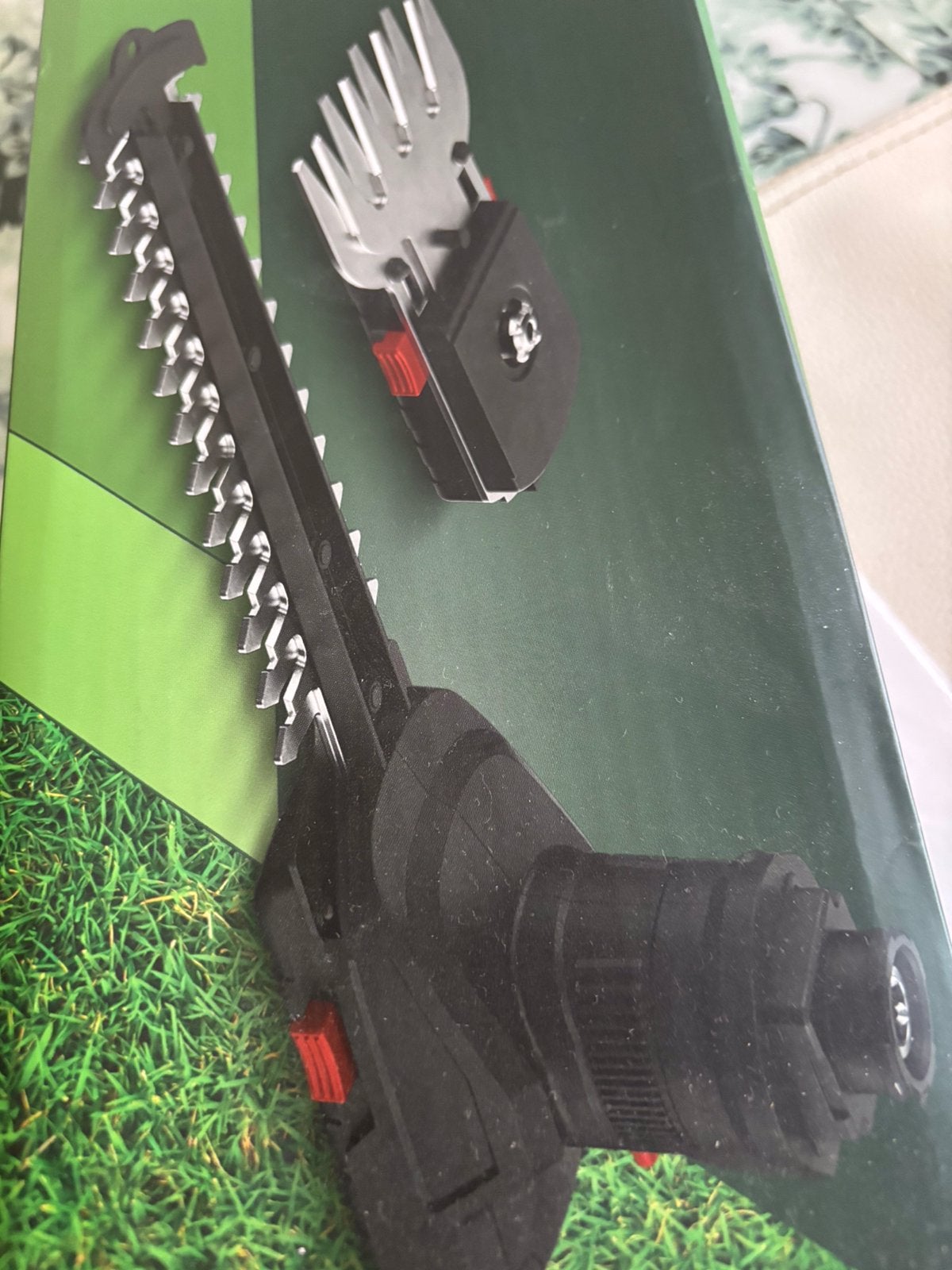 Gras en heggenschaar- opzetstuk (Parkside), Tuin en Terras, Heggenscharen, Ophalen, Zo goed als nieuw, Elektrisch