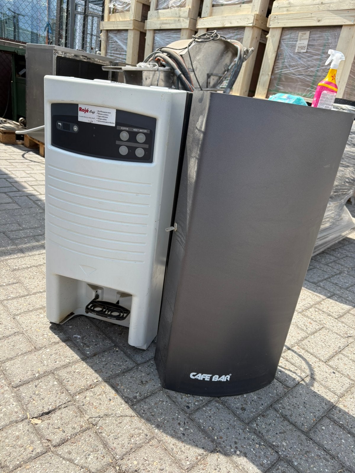 ETNA Cafe Bar koffiemachine | 230V | Wateraansluiting, 10 kopjes of meer, Ophalen of Verzenden, Zo goed als nieuw, Koffiemachine