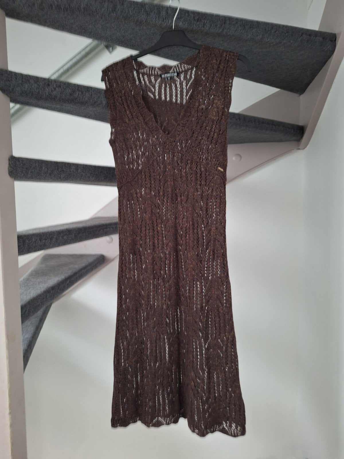 Superstar gebreide jurk maat M, Kleding | Dames, Maat 38/40 (M), Bruin, SUPERSTAR, Ophalen of Verzenden