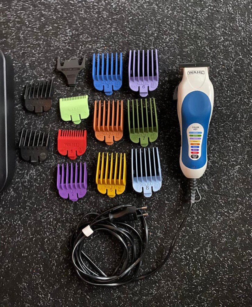 Haar tondeuse van wahl. Met verschillende opzetstukken, Ophalen of Verzenden, Zo goed als nieuw, Tondeuse