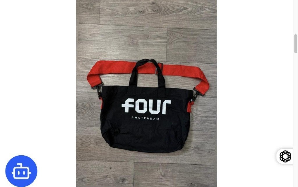 Four Amsterdam Tas Rood, Ophalen of Verzenden, Zo goed als nieuw, Heren
