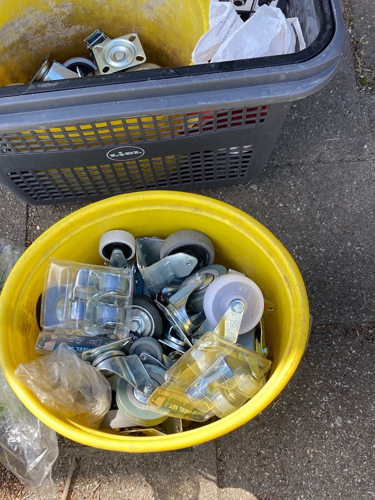 Wieltjes, Doe-het-zelf en Verbouw, Zwenkwielen, Ophalen