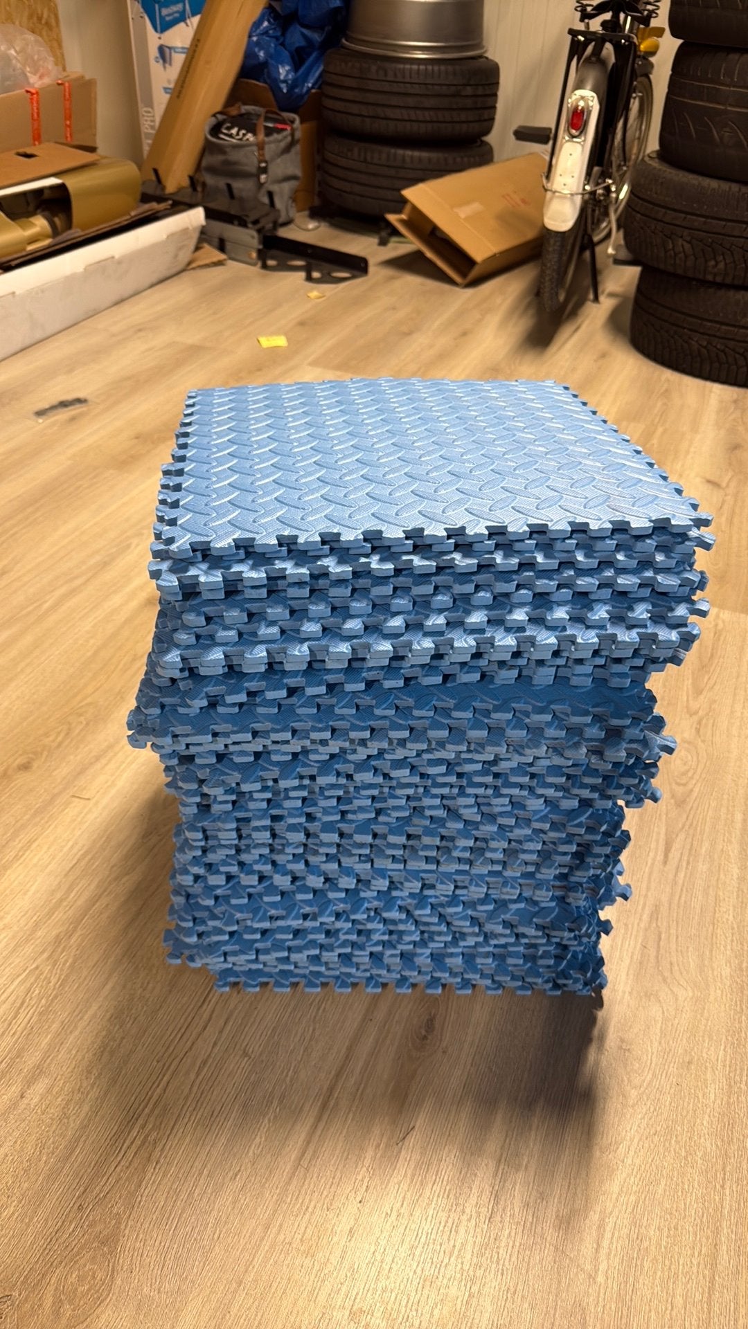Foam tegels, Ophalen, Zo goed als nieuw, 5 tot 10 m², Blauw