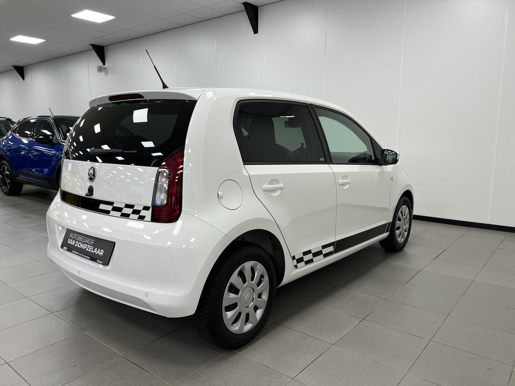 Skoda Citigo 1.0I Style / 75PK / 5-DEURS / AIRCO / PDC / LED, Voorwielaandrijving, 12 maanden, Gebruikt, Wit