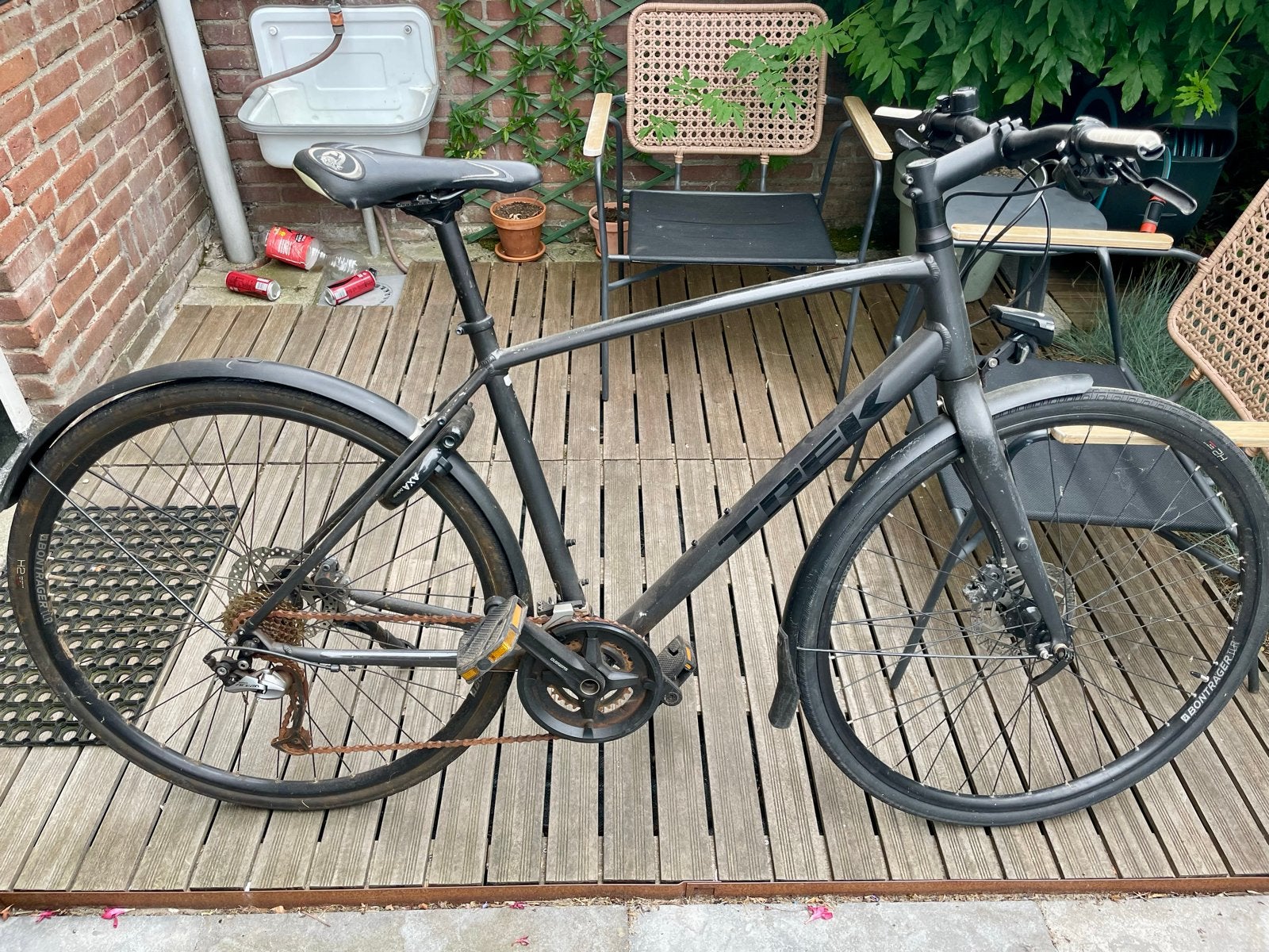 Trek FX 3 Disc Hybride Fiets - Maat L (55 cm) gebruikt, 28 inch, Gebruikt, Meer dan 20 versnellingen, Schijfrem