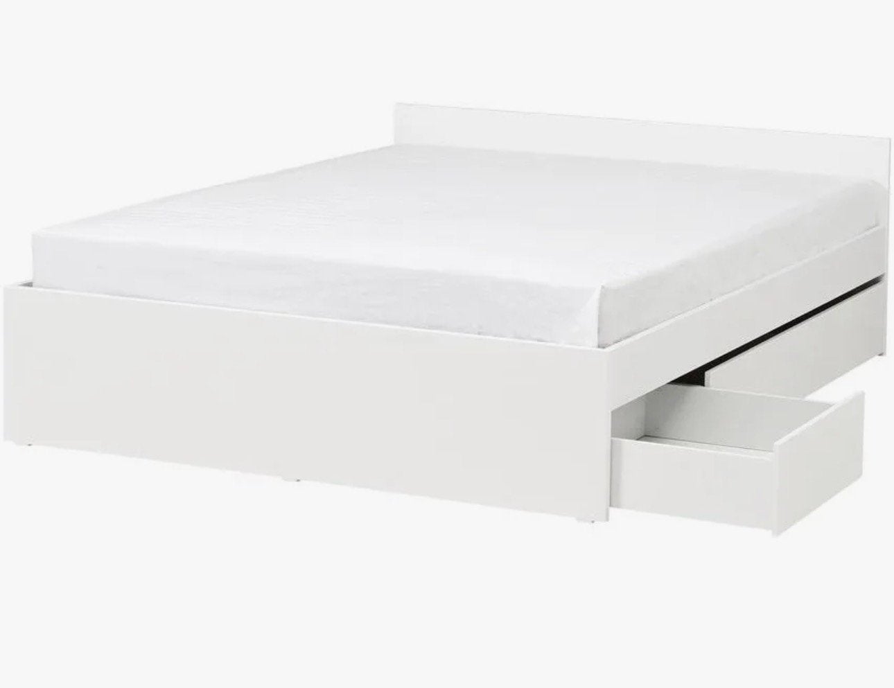 Ikea tweepersoonsbed matras lattenbodem lades, Ophalen, Zo goed als nieuw, Tweepersoons, 160 cm
