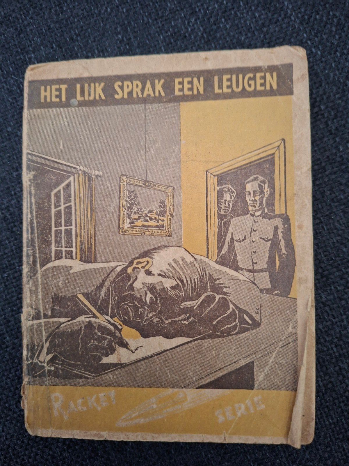 Het Lijk Sprak Een Leugen (1951) Racket serie, Antiek en Kunst, Ophalen of Verzenden, Lionel Davis