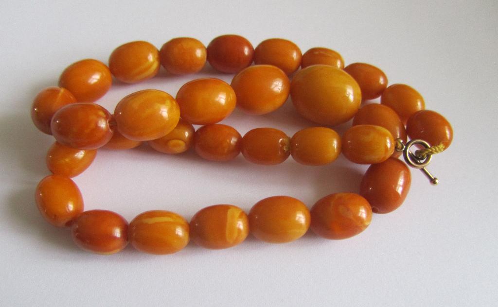 Prachtige Amber Barnsteen Naturel ketting Antiek, Sieraden, Tassen en Uiterlijk, Antieke sieraden, Ophalen, Overige materialen