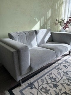 Nockeby 2-zitsbank, Huis en Inrichting, Ophalen, Gebruikt, Tweepersoons, 75 tot 100 cm